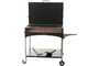 Famur BK 10 Elite - Holzkohle- und Holzkohlebrikett- Grill 2 in 1 - Gitter mit 8 mm-Drehgrillst&auml;ben