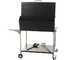 Famur BK 10 Elite - Holzkohle- und Holzkohlebrikett- Grill 2 in 1 - Gitter mit 8 mm-Drehgrillst&auml;ben