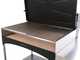 Famur BK 10 Elite - Holzkohle- und Holzkohlebrikett- Grill 2 in 1 - Gitter mit 8 mm-Drehgrillst&auml;ben