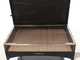 Famur BK 10 Elite - Holzkohle- und Holzkohlebrikett- Grill 2 in 1 - Gitter mit 8 mm-Drehgrillst&auml;ben