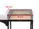 Famur BK7 Prime - Holzkohlegrill - Edelstahlgitter 70x47 cm