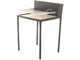 Famur BK7 Light - Holz- und Holzkohlebrikett- Grill 2 in 1 - Grillrost aus Chromstahl  70x48 cm