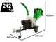 GreenBay GB-WDC 120 LE - Profi H&auml;cksler mit Benzinmotor Loncin G420FD mit 15 PS