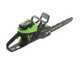 GreenWorks GD60CS40 - Akku-Kettens&auml;ge - 60V - Schwert 40cm - AKKU UND LADEGER&Auml;T NICHT IM LIEFERUMFANG ENTHALTEN