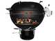 Weber Master Touch Premium E-5770 BLK Holzkohlegrill - Abmessungen des Grillrosts 57 cm