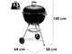 Weber Bar-B-Kettle - Kohlegrill - Durchmesser des Grillrosts 57 cm