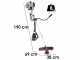 AL-KO BC 400 B - Benzin-Motorsense - 40 cc - 2-Takt - doppelter Fahrradgriff