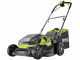 Ryobi Hybrid RY18LMH37A-250 - Akku Rasenm&auml;her - 2x18V/5Ah - 37 cm Schnittbreite