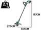 Bosch EasyGrassCut 18-260 - Akku-Rasentrimmer - 2x 18V 2Ah