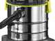 Akku Nass-und Trockensauger RYOBI R18WDV-0 - 18V - 4Ah -Beh&auml;lter 18 l