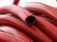 Schlauchhaspel mit Wagen - Epoxidfarbe - Schlauch 100 m - 20 bar - mit Hebellanze aus Messing