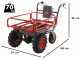 GeoTech CAR 300T-T PLUS Akku-Schubkarre - 40V und 6 Ah Akku