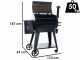 Royal Food RF-PB 2870 Pelletgrill - Grillrost aus Edelstahl - Kochfl&auml;che 65x42 cm