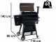 Pelletgrill Royal Food RF-PB 3570 - Grillrost aus Edelstahl - Kochfl&auml;che 72x49 cm