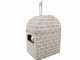 AgriEuro PULCINELLA STONE - Holzbackofen f&uuml;r den Au&szlig;enbereich - grau - 80X60 - 4 Pizzen