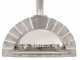 AgriEuro FAMILY STONE - Holzbackofen f&uuml;r den Au&szlig;enbereich - grau - 4 Pizzen - 80X60