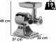 FAMA TS12 - Elektrischer Fleischwolf - Schneideeinheit aus Gusseisen - 230V