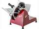 BERKEL Red Line 250 rot - Aufschnittmaschine mit 250 mm Chromstahlklinge - CE professionell