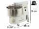 Spiralkneter SPIRALMAC SV44HH 400V - f&uuml;r weiche Teige mit hoher Hydratation, 2 Geschwindigkeiten - 44 kg