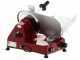 FAC S220 Rot - Aufschnittmaschine - 220 mm Klinge - mit Schleifaufsatz - 185W