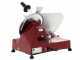 FAC S220 Rot - Aufschnittmaschine - 220 mm Klinge - mit Schleifaufsatz - 185W