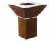 Holzkohlegrill COLORADO - 80x80 cm Grillrost - Geh&auml;use komplett aus Corten