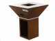 Holzkohlegrill COLORADO - 80x80 cm Grillrost - Geh&auml;use komplett aus Corten