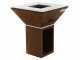 Holzkohlegrill COLORADO - 80x80 cm Grillrost - Geh&auml;use komplett aus Corten