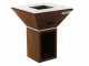 Holzkohlegrill COLORADO - 80x80 cm Grillrost - Geh&auml;use komplett aus Corten