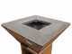 Holzkohlegrill COLORADO - 80x80 cm Grillrost - Geh&auml;use komplett aus Corten