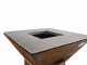 Holzkohlegrill COLORADO - 80x80 cm Grillrost - Geh&auml;use komplett aus Corten