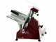 FAC F 300 R ROT - Schwerkraft-Aufschnittmaschine  - Messer 300 mm - aus lackiertem Aluminium