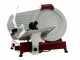 FAC F 300 R ROT - Schwerkraft-Aufschnittmaschine  - Messer 300 mm - aus lackiertem Aluminium
