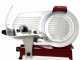 FAC F 300 R ROT - Schwerkraft-Aufschnittmaschine  - Messer 300 mm - aus lackiertem Aluminium