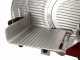 FAC F 300 R ROT - Schwerkraft-Aufschnittmaschine  - Messer 300 mm - aus lackiertem Aluminium