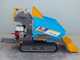 Raupendumper EuroMech EM500H-Dump &amp; Shovel - 500 kg Dumper Mulde mit hydraulischem Kippsystem mit Schaufel