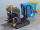 Raupendumper EuroMech EM500L-Dump &amp; Shovel - 500 kg Dumper Mulde mit hydraulischem Kippsystem und Schaufel