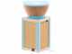 KoMo KoMoMio Blau - Getreidem&uuml;hle aus Buche - 360W