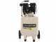 BlackStone V-SBC50-10 - Leiser Oilless Kompressor - Motor 1 PS - 50l Tank - mit senkrechtem