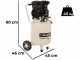 Kompressor Blackstone V-SBC50-15 mit 1,5 PS Motor - leise, oilless - mit senkrechtem 50 l Tank