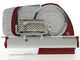 BERKEL Home Line HL250 ROT - Aufschnittmaschine mit Klinge aus verchromtem Stahl 250 mm