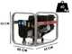 MOSA GE 5000 KBM - 230V Stromerzeuger - 4.4 kW - Kohler Motor - Wechselstromgenerator Made in Italy