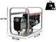 MOSA GE 7000 KBM AVR - Benzin-Stromerzeuger mit AVR-Regelung 6.5 kW - Dauerleistung 5.4 kW - 230V - Motor Kohler CP CH440