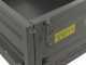 Heckcontainer Blackstone B-TB 140 f&uuml;r Traktoren - Kippbar - 3 abnehmbare Bordw&auml;nde