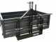 Heckcontainer Blackstone B-TB 140 f&uuml;r Traktoren - Kippbar - 3 abnehmbare Bordw&auml;nde