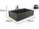 Heckcontainer Blackstone B-TB 180 - Kippbar - 3 abnehmbare Bordw&auml;nde