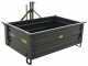 Heckcontainer f&uuml;r Traktoren Blackstone B-TB 160 - kippbar - 3 Bordw&auml;nde