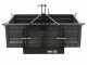 Heckcontainer f&uuml;r Traktoren Blackstone B-TB 160 - kippbar - 3 Bordw&auml;nde
