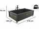 Heckcontainer Blackstone B-TB 200 - Kippbar -  3 abnehmbare Bordw&auml;nde