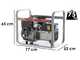 MOSA GE 7000 BBM AVR - Benzin-Stromerzeuger mit AVR-Regelung - 6 kW - Dauerleistung 5 kW - 230V